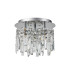 Wayland 30cm Flush Ceiling Light 3 x G9 IP44 Polished Chrome/Crystal-4