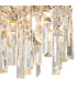 Wayland 30cm Flush Ceiling Light 3 x G9 IP44 Polished Chrome/Crystal-6