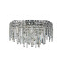 Wayland 45cm Flush Ceiling Light 9 x G9 IP44 Polished Chrome/Crystal-3