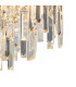 Wayland 45cm Flush Ceiling Light 9 x G9 IP44 Polished Chrome/Crystal-6