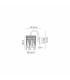 Wayland Wall Light 1 x G9 IP44 Polished Chrome/Crystal-2
