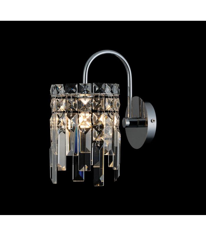 Wayland Wall Light 1 x G9 IP44 Polished Chrome/Crystal-3