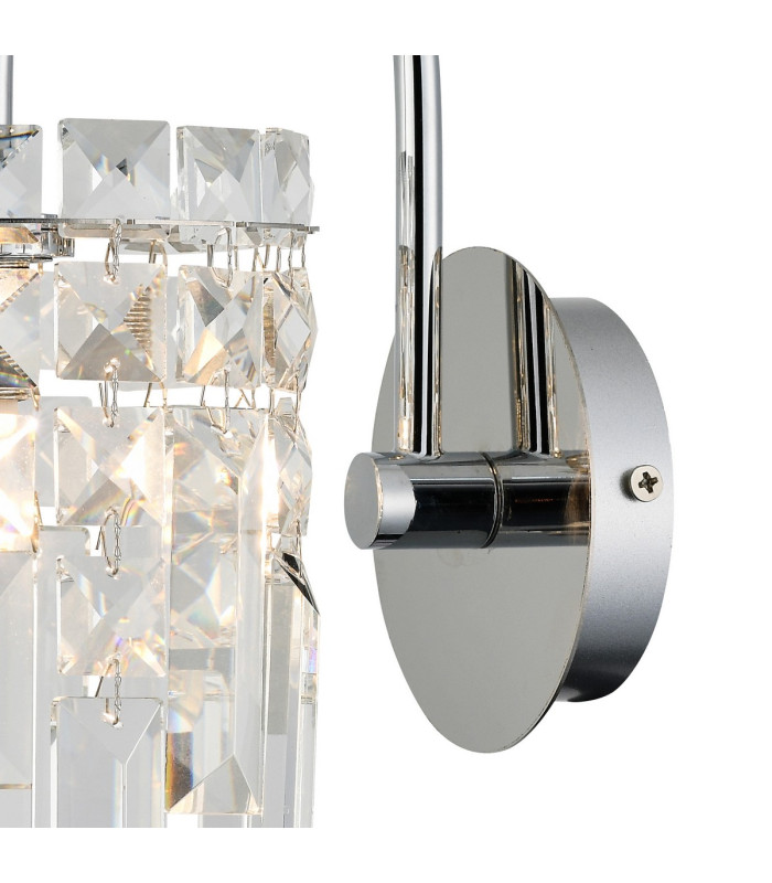 Wayland Wall Light 1 x G9 IP44 Polished Chrome/Crystal-5