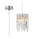 Wayland 13cm Pendant 1 x G9 IP44 Polished Chrome/Crystal-1