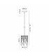 Wayland 13cm Pendant 1 x G9 IP44 Polished Chrome/Crystal-2