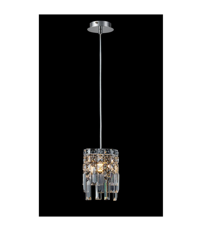 Wayland 13cm Pendant 1 x G9 IP44 Polished Chrome/Crystal-3