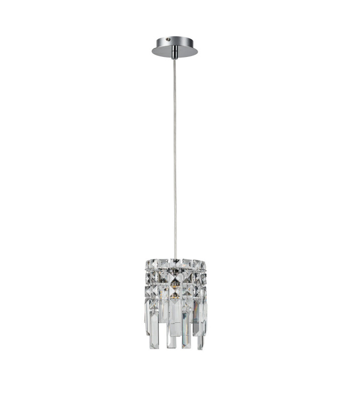Wayland 13cm Pendant 1 x G9 IP44 Polished Chrome/Crystal-5