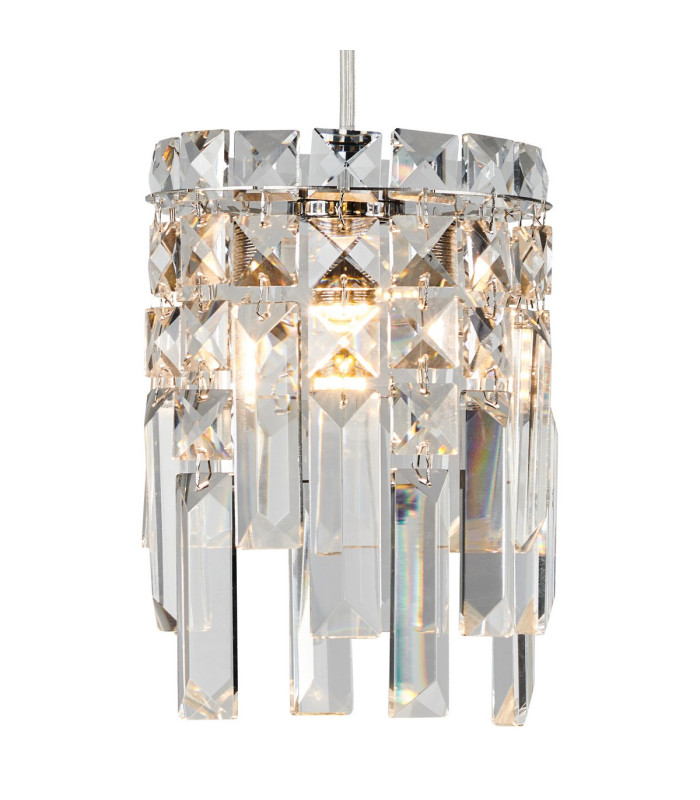 Wayland 13cm Pendant 1 x G9 IP44 Polished Chrome/Crystal-7