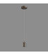 Argyle 10cm 2m 1 Light Pendant Brushed Nickel/Silver Braided Cable E27 Max 60W c/w Ceiling Bracket & Deeper Shade Ring-3