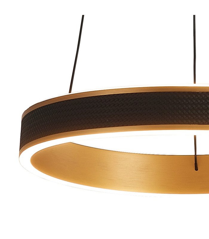 Rochester 40cm Round Pendant 36W LED Remote Control CCT Tuneable White 3000K-6000K-5