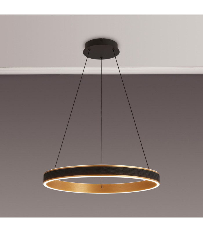 Rochester 60cm Round Pendant 45W LED Remote Control CCT Tuneable White 3000K-6000K-3