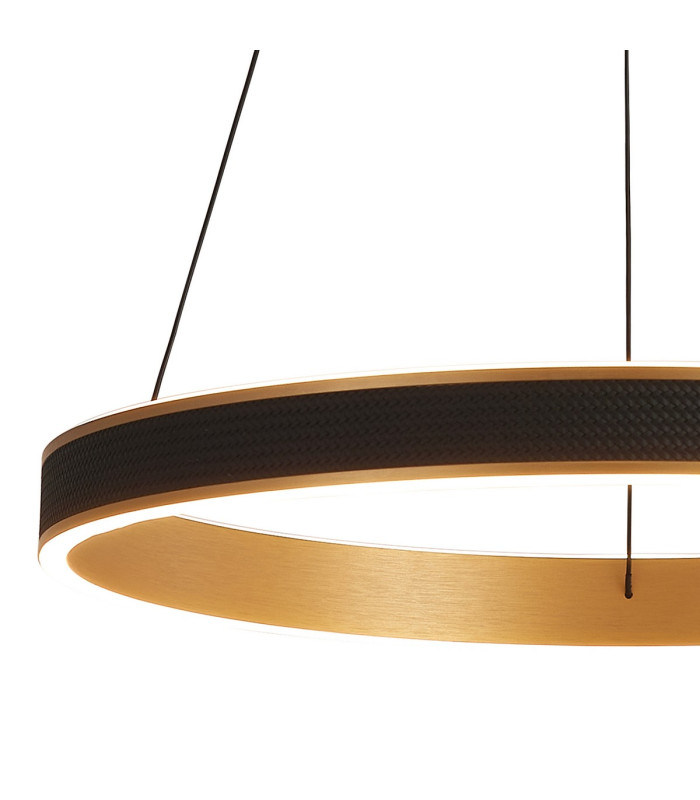 Rochester 60cm Round Pendant 45W LED Remote Control CCT Tuneable White 3000K-6000K-5