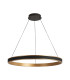 Rochester 80cm Round Pendant 70W LED Remote Control CCT Tuneable White 3000K-6000K-4