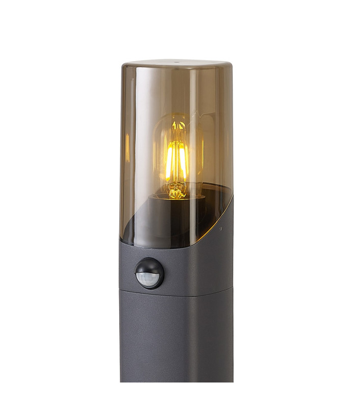 Blenheim 60cm Post Lamp PIR Sensor 1 x E27 IP44 Grey/Smoke -6