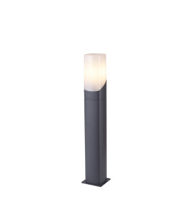 Blenheim 60cm Post Lamp 1 x E27 IP44 Grey/Opal -1