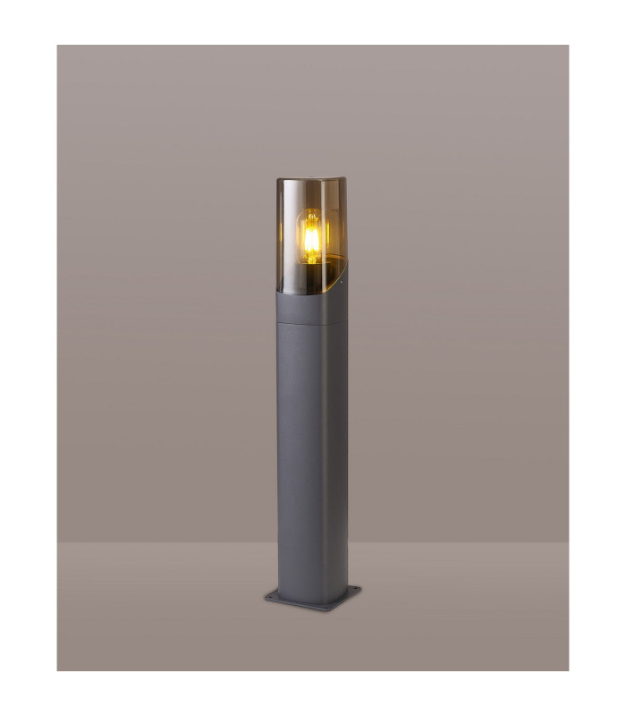 Blenheim 60cm Post Lamp 1 x E27 IP44 Grey/Smoke -3