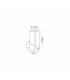 Blenheim Wall Lamp PIR Sensor 1 x E27 IP44 Grey/Clear -2
