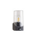 Blenheim Wall Lamp PIR Sensor 1 x E27 IP44 Grey/Clear -4