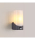 Blenheim Wall Lamp PIR Sensor 1 x E27 IP44 Grey/Opal -3