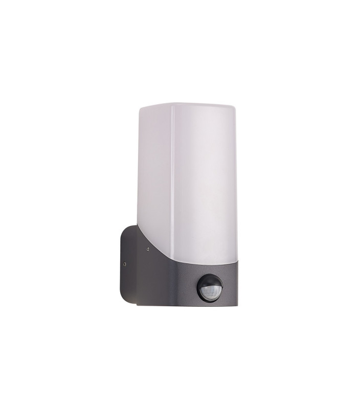 Blenheim Wall Lamp PIR Sensor 1 x E27 IP44 Grey/Opal -4