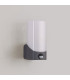 Blenheim Wall Lamp PIR Sensor 1 x E27 IP44 Grey/Opal -7