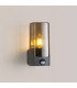 Blenheim Wall Lamp PIR Sensor 1 x E27 IP44 Grey/Smoke -3