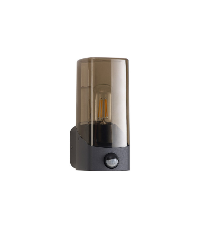 Blenheim Wall Lamp PIR Sensor 1 x E27 IP44 Grey/Smoke -4