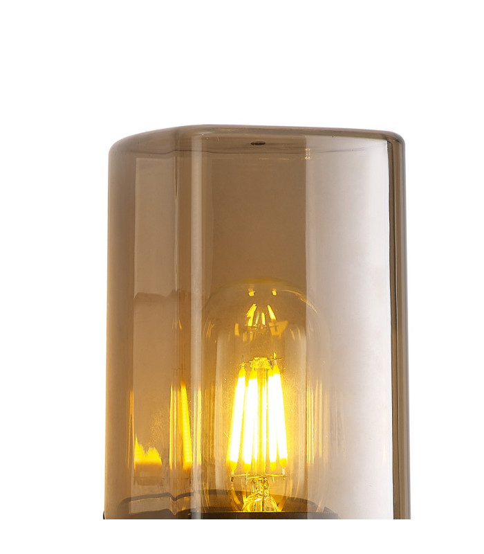 Blenheim Wall Lamp PIR Sensor 1 x E27 IP44 Grey/Smoke -6