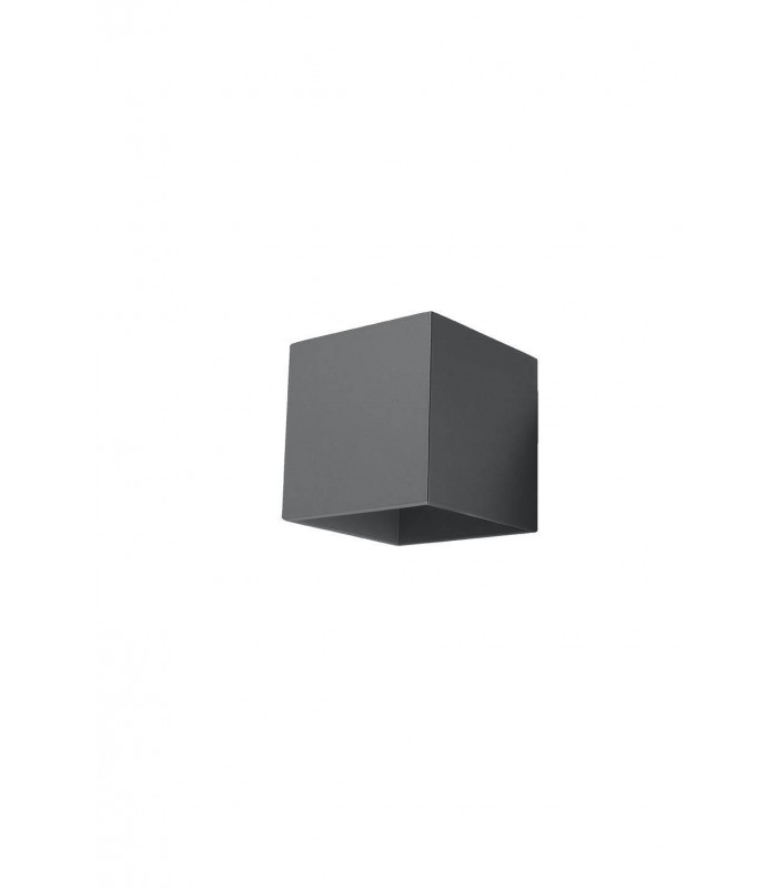1 Light Up Down Flush Wall Light Anthracite - 1