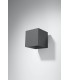1 Light Up Down Flush Wall Light Anthracite - 2
