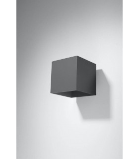 1 Light Up Down Flush Wall Light Anthracite - 2