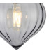 Afton 23cm Flush Ceiling LightFlower Bud Shade 1 x E27 Antique Brass/Smoke-6
