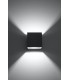 1 Light Up Down Flush Wall Light Anthracite - 3
