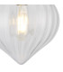 Afton 23cm Flush Ceiling LightFlower Bud Shade 1 x E27 French Gold/Clear-6