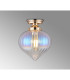 Afton 23cm Flush Ceiling LightFlower Bud Shade 1 x E27 French Gold/Iridescent Faded-3