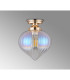 Afton 23cm Flush Ceiling LightFlower Bud Shade 1 x E27 French Gold/Iridescent Faded-7