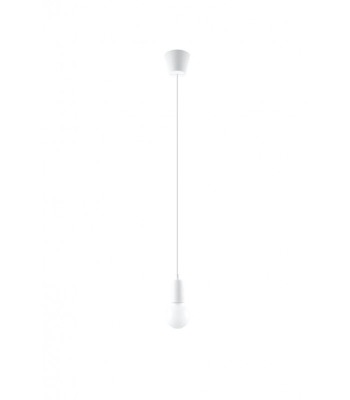 1 Light Ceiling Pendant White - 1
