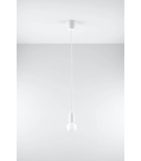 1 Light Ceiling Pendant White - 2