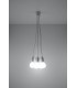 5 Light Ceiling Cluster Pendant White - 2
