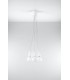 5 Light Ceiling Cluster Pendant White - 4