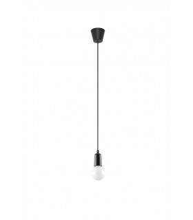 1 Light Ceiling Pendant Black - 1