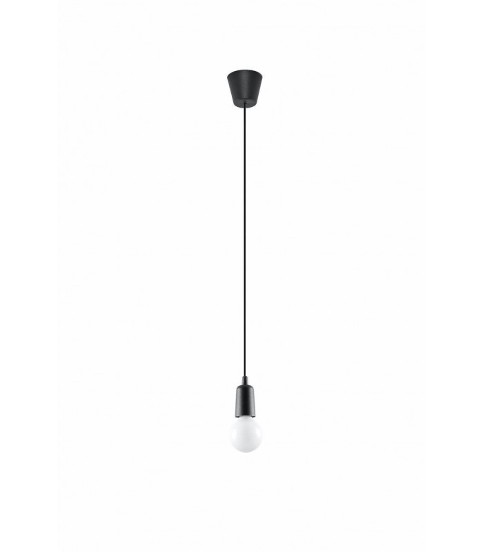 1 Light Ceiling Pendant Black - 1