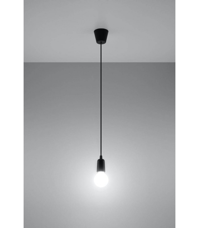 1 Light Ceiling Pendant Black - 2