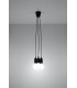 3 Light Ceiling Cluster Pendant Black - 2