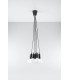 5 Light Ceiling Cluster Pendant Black - 3