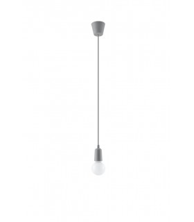 1 Light Ceiling Pendant Grey - 1