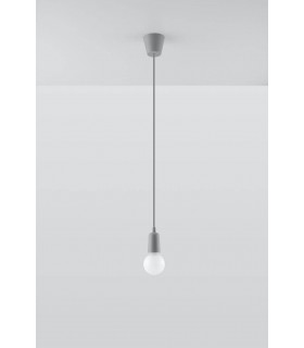 1 Light Ceiling Pendant Grey - 2