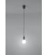 1 Light Ceiling Pendant Grey - 4