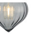 Afton Wall Light Flower Bud Shade 1 x E27 Antique Brass/Smoke-6