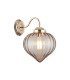 Afton Wall Light Flower Bud Shade 1 x E27 French Gold/Cognac-1